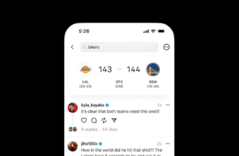 Threads is moving into dwell sports activities scores, beginning with the NBA