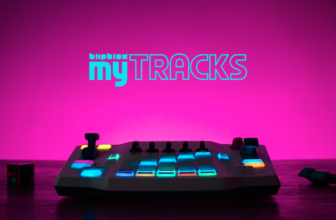 The Blipblox myTRACKS groovebox is an entire music manufacturing studio for youths